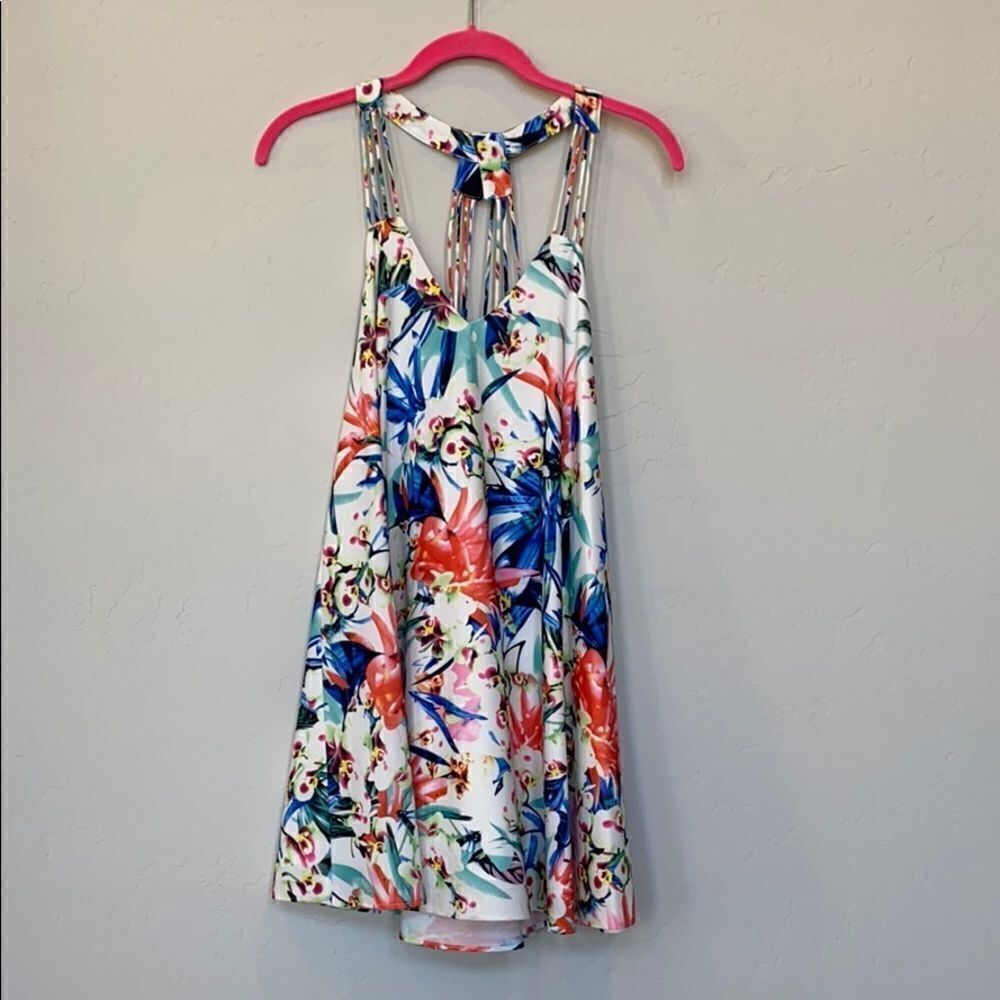 Hawaii Lattice Mini Dress 